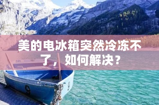 美的电冰箱突然冷冻不了，如何解决？