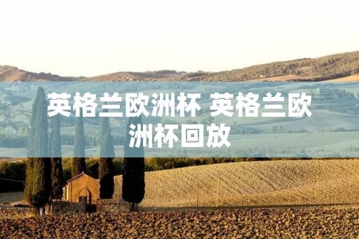 英格兰欧洲杯 英格兰欧洲杯回放