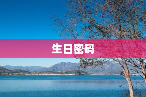 生日密码:一个危险的隐患 生日密码:一个危险的隐患