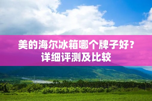 美的海尔冰箱哪个牌子好?详细评测及比较 美的海尔冰箱哪个牌子好?详细评测及比较