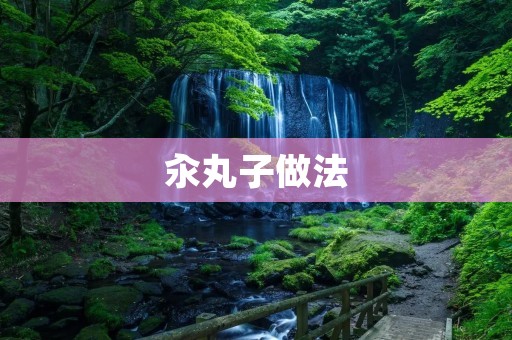汆丸子做法:美味口感的家常菜 汆丸子做法:美味口感的家常菜