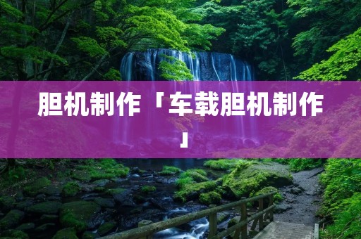 胆机制作「车载胆机制作」 胆机制作「车载胆机制作」