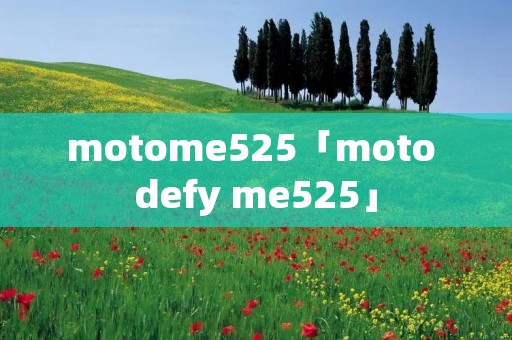 motome525「moto defy me525」