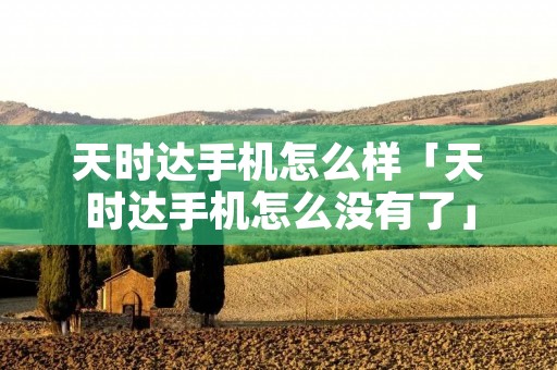 天时达手机怎么样「天时达手机怎么没有了」