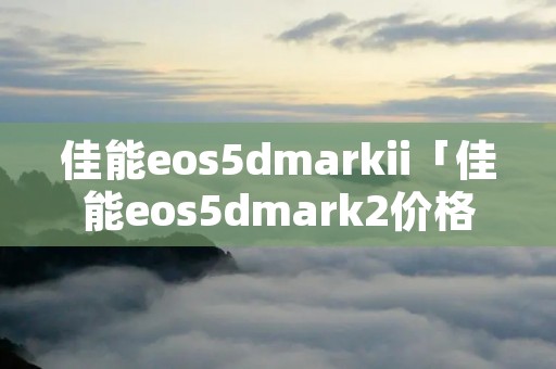 佳能eos5dmarkii「佳能eos5dmark2价格」