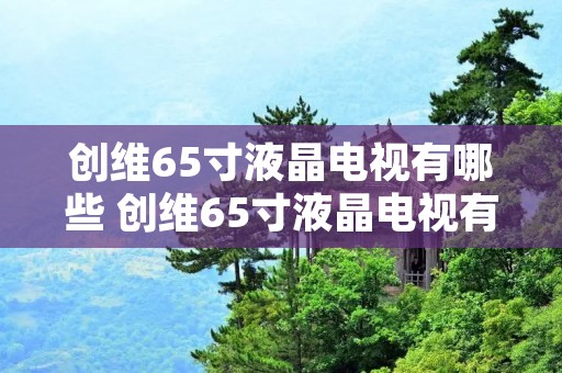 创维65寸液晶电视有哪些 创维65寸液晶电视有哪些型号