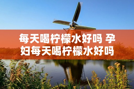 每天喝柠檬水好吗 孕妇每天喝柠檬水好吗 每天喝柠檬水好吗 孕妇每天喝柠檬水好吗