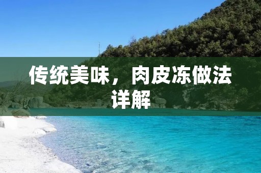 传统美味,肉皮冻做法详解 传统美味,肉皮冻做法详解