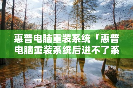惠普电脑重装系统「惠普电脑重装系统后进不了系统」