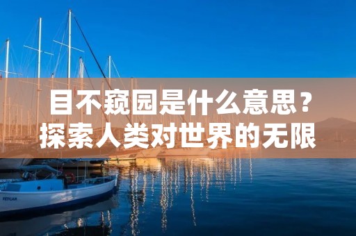 目不窥园是什么意思?探索人类对世界的无限好奇心