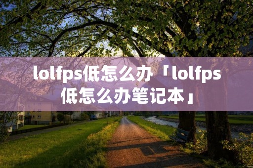 lolfps低怎么办「lolfps低怎么办笔记本」