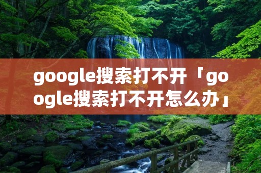 google搜索打不开「google搜索打不开怎么办」 google搜索打不开「google搜索打不开怎么办」