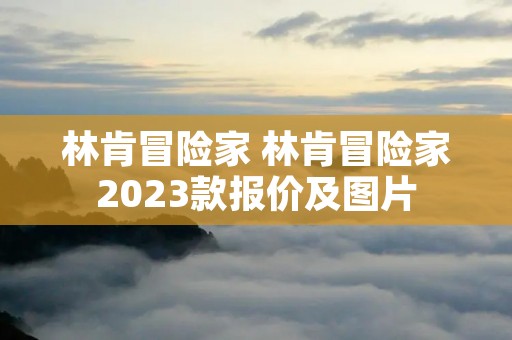 林肯冒险家 林肯冒险家2023款报价及图片
