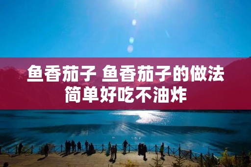 鱼香茄子 鱼香茄子的做法简单好吃不油炸