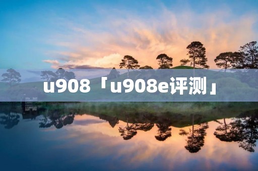 u908「u908e评测」