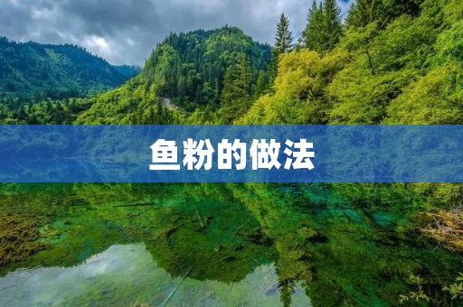 鱼粉的做法：美味佳肴的制作秘籍