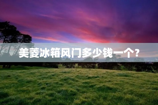 美菱冰箱风门多少钱一个？