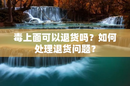 毒上面可以退货吗？如何处理退货问题？