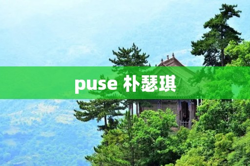 puse 朴瑟琪