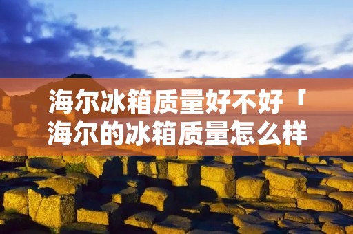 海尔冰箱质量好不好「海尔的冰箱质量怎么样」 海尔冰箱质量好不好「海尔的冰箱质量怎么样」