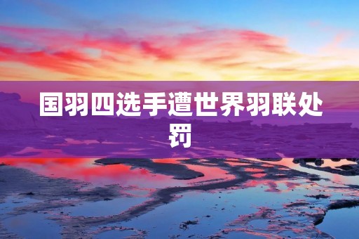 国羽四选手遭世界羽联处罚：揭秘背后的原因与影响