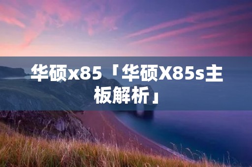 华硕x85「华硕X85s主板解析」