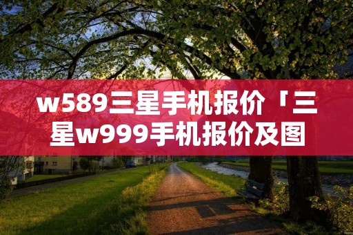 w589三星手机报价「三星w999手机报价及图片」