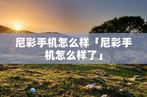 尼彩手机怎么样「尼彩手机怎么样了」