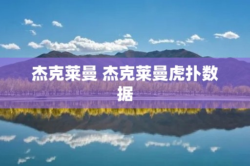 杰克莱曼 杰克莱曼虎扑数据