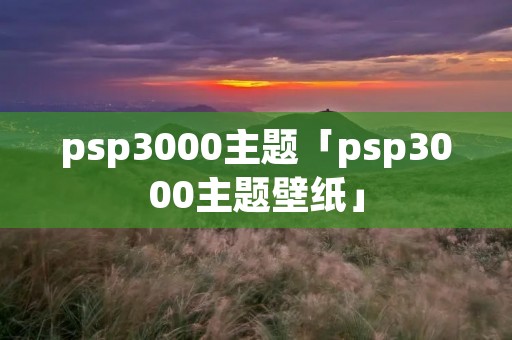psp3000主题「psp3000主题壁纸」 psp3000主题「psp3000主题壁纸」
