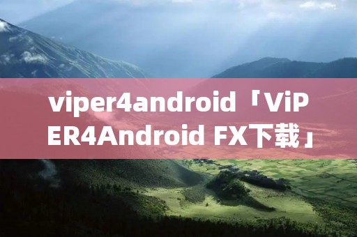 viper4android「ViPER4Android FX下载」