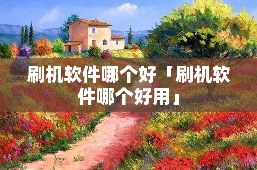 刷机软件哪个好「刷机软件哪个好用」 刷机软件哪个好「刷机软件哪个好用」