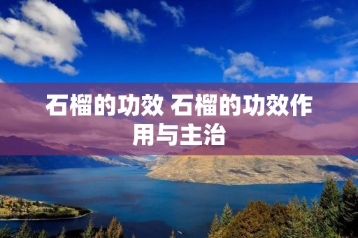石榴的功效 石榴的功效作用与主治