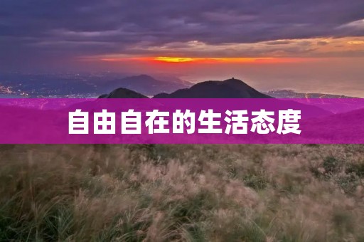 自由自在的生活态度:揭秘潇洒的意思