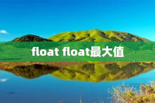 float float最大值