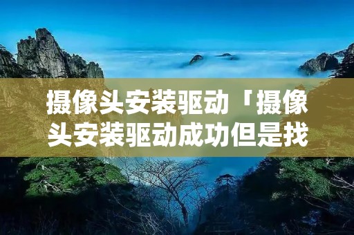 摄像头安装驱动「摄像头安装驱动成功但是找不到」 摄像头安装驱动「摄像头安装驱动成功但是找不到」