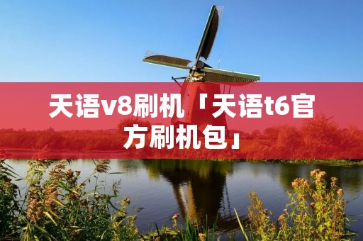 天语v8刷机「天语t6官方刷机包」