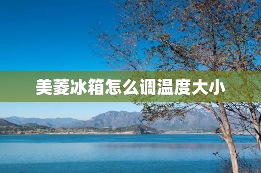 美菱冰箱怎么调温度大小