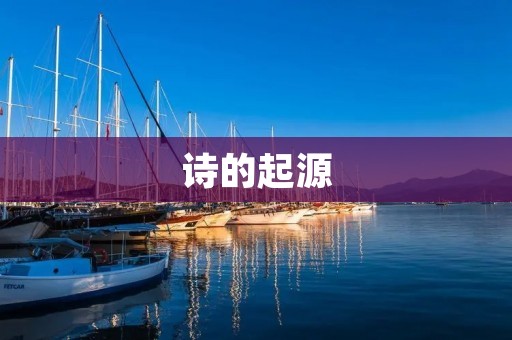 诗的起源：从古至今的文学之花