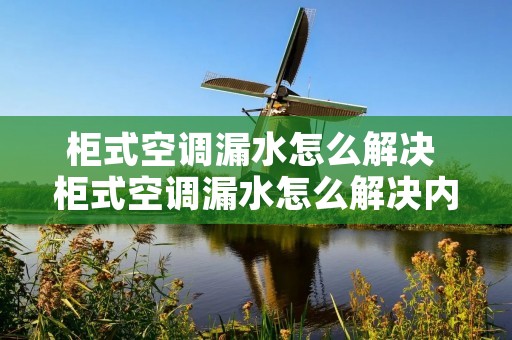 柜式空调漏水怎么解决 柜式空调漏水怎么解决内机漏水怎么办