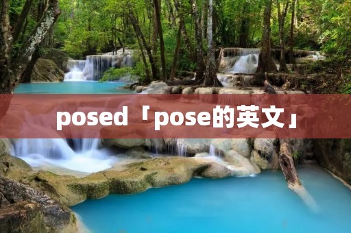 posed「pose的英文」
