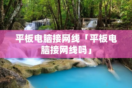 平板电脑接网线「平板电脑接网线吗」 平板电脑接网线「平板电脑接网线吗」