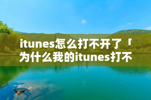 itunes怎么打不开了「为什么我的itunes打不开」