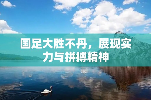 国足大胜不丹，展现实力与拼搏精神