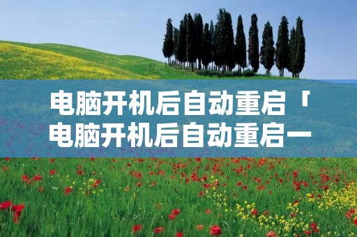 电脑开机后自动重启「电脑开机后自动重启一次后才正常」 电脑开机后自动重启「电脑开机后自动重启一次后才正常」