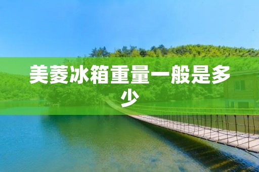 美菱冰箱重量一般是多少