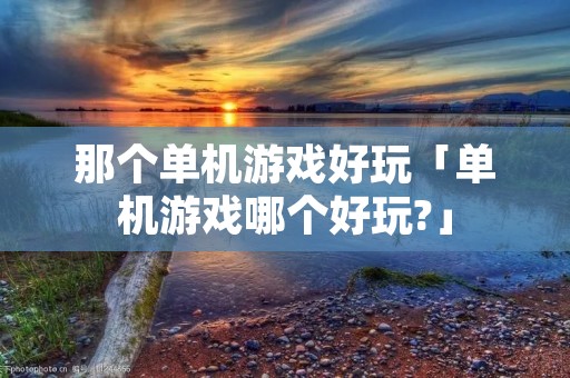 那个单机游戏好玩「单机游戏哪个好玩?」 那个单机游戏好玩「单机游戏哪个好玩?」