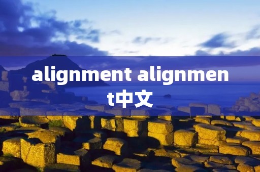 alignment alignment中文