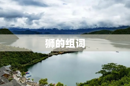 狮的组词：雄狮、狮子、狮群、猛狮、白狮、草原之王、狮王、狮子座、雄狮咆哮、狮子舞、金狮奖、狮子城、狮子头、狮子庙、狮子山、狮子石、狮子桥、狮子门、狮子洞、狮子滩、狮子湖