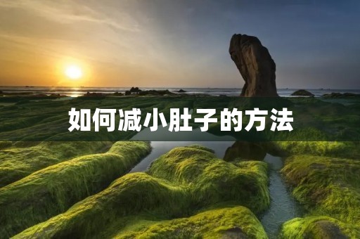 如何减小肚子的方法